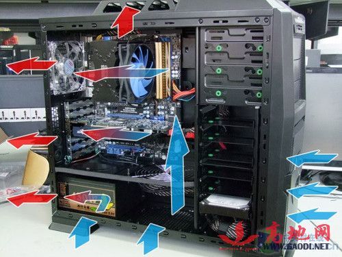 电脑散热风扇朝里吹还是朝外吹