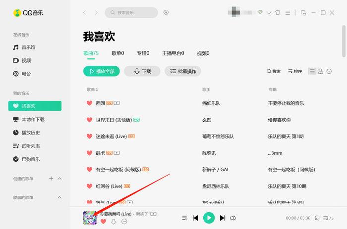 qq音乐怎么能让歌词显示出来缩略图