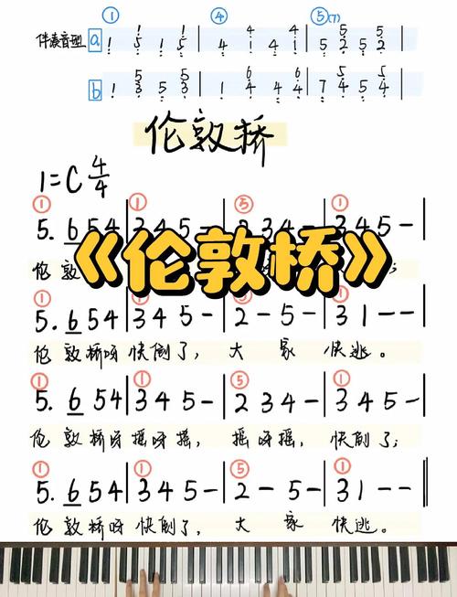 《伦敦桥儿歌》电子琴演奏视频缩略图
