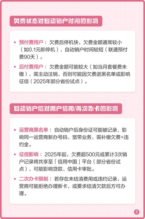电话卡欠费三个月不用会自动注销吗缩略图