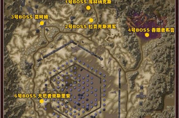 魔兽世界安其拉废墟在哪里