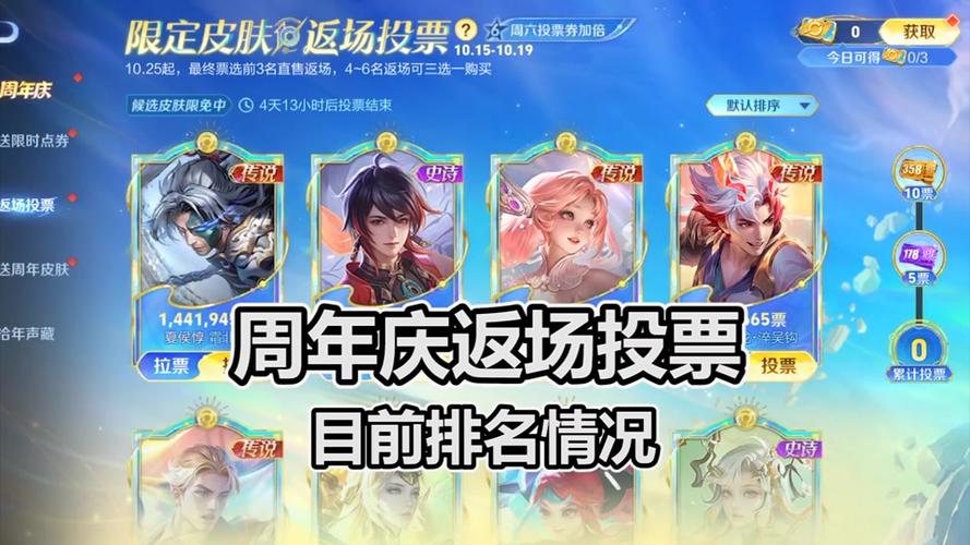 王者荣耀11周年返场皮肤有哪些游戏截图