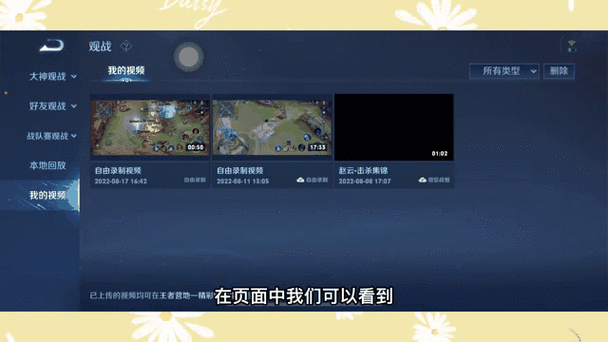 王者荣耀怎么开启视频战报缩略图