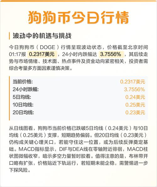 今日狗狗币价格行情缩略图