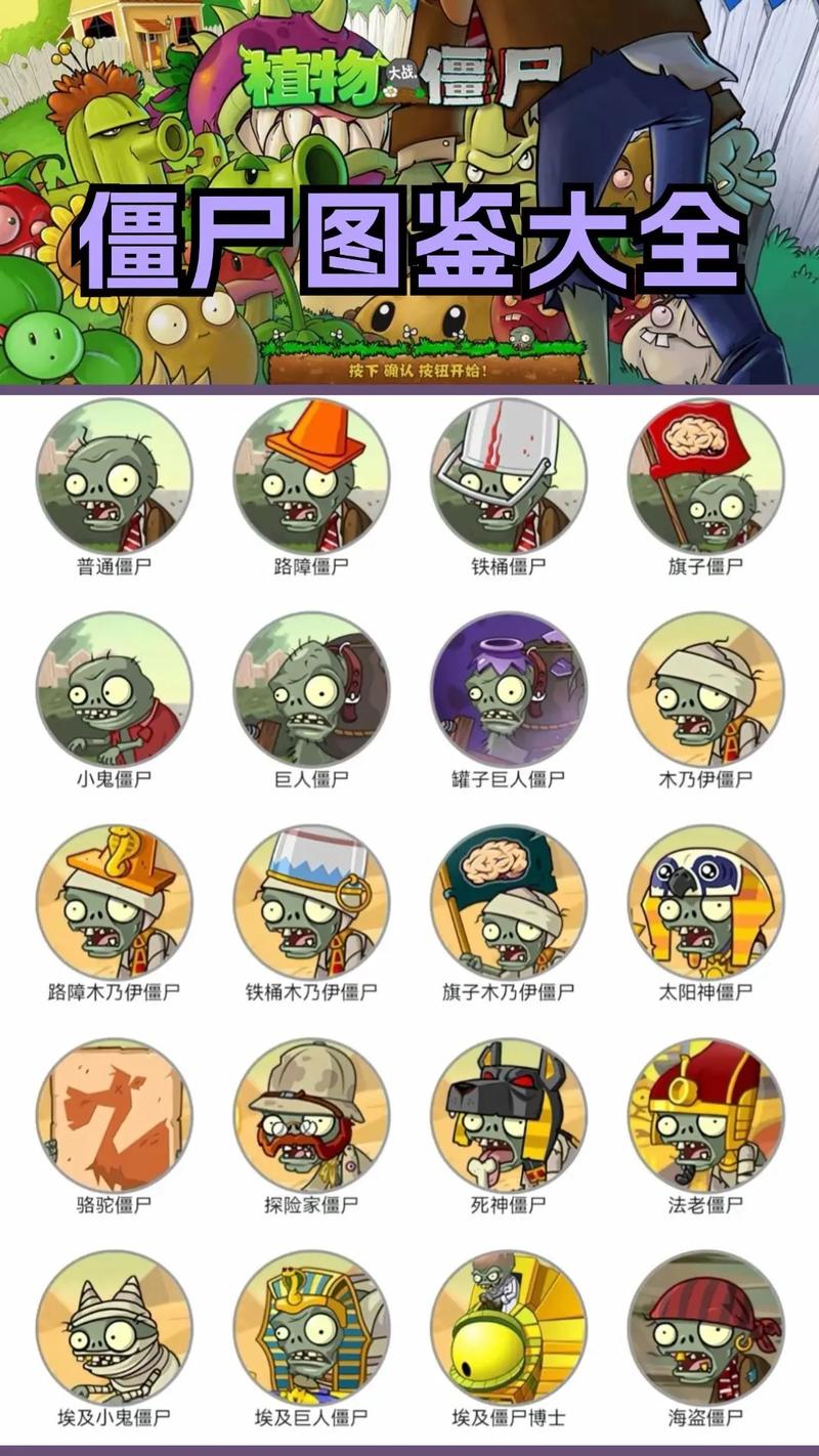 植物大战僵尸2全部僵尸图鉴缩略图
