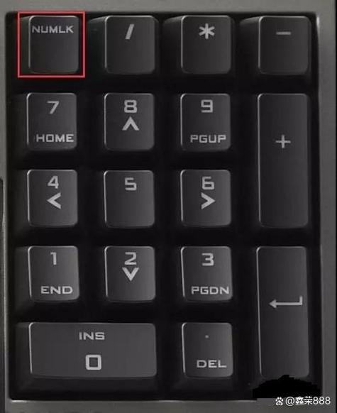 笔记本数字键盘打不出数字是符号
