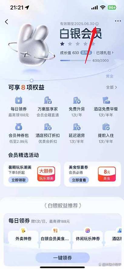 美团酒店会员等级划分标准缩略图