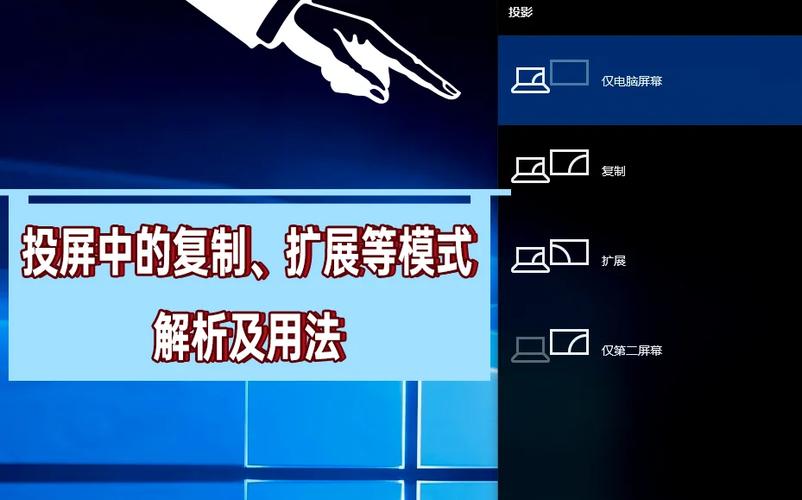 投影复制和扩展快捷键缩略图