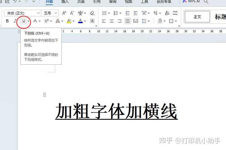 如何在文字上加横线的方法缩略图