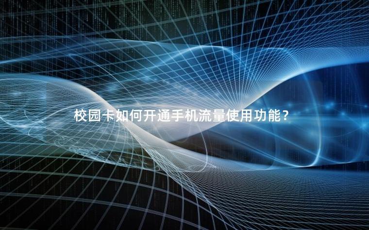校园卡怎么切换校园流量缩略图