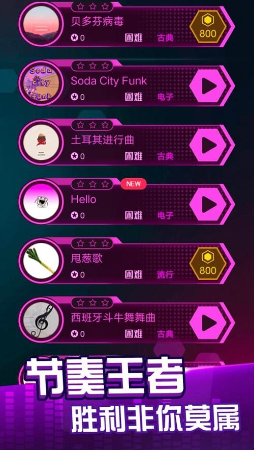可以根据音乐跳节奏的软件游戏截图