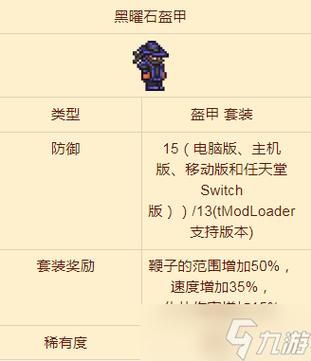 泰拉瑞亚黑曜石盾可以合成什么缩略图