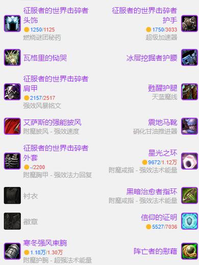 魔兽世界附魔有什么用