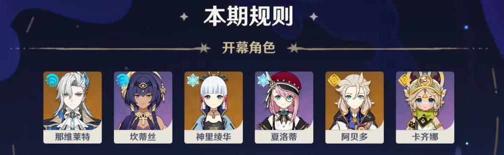 原神新手角色分类解析图标