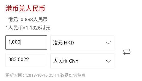 怎么把港币转成人民币