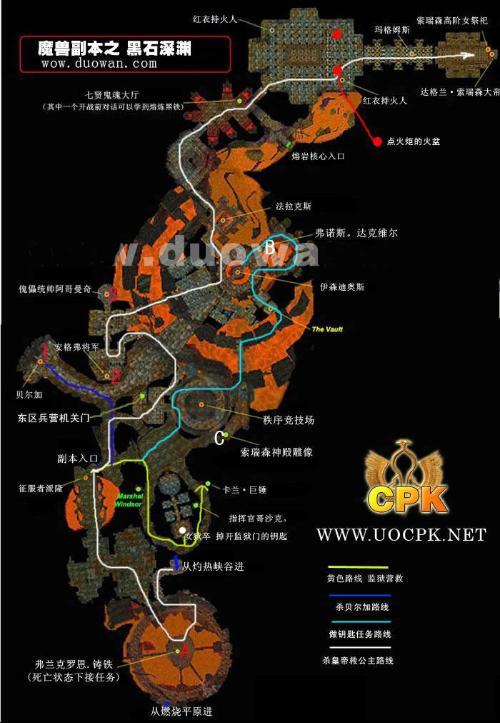 魔兽世界黑石深渊副本入口