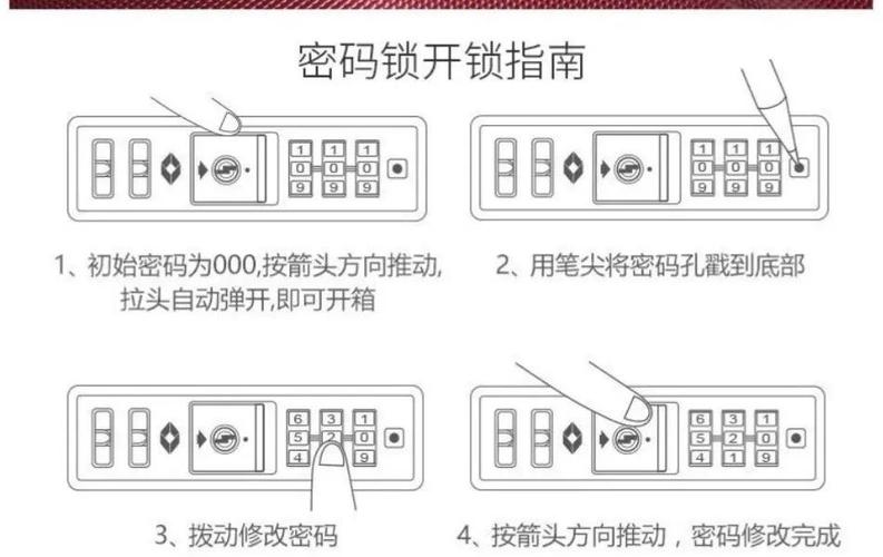 行李箱密码设置步骤缩略图