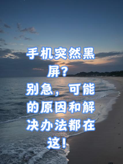 手机充满电黑屏了打不开什么情况图标