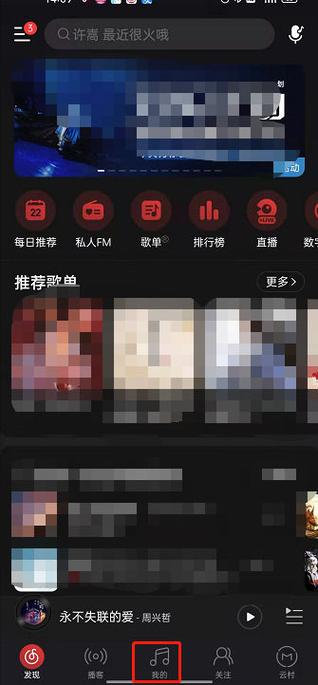 手机网易云音乐设置全屏个人主页背景方法