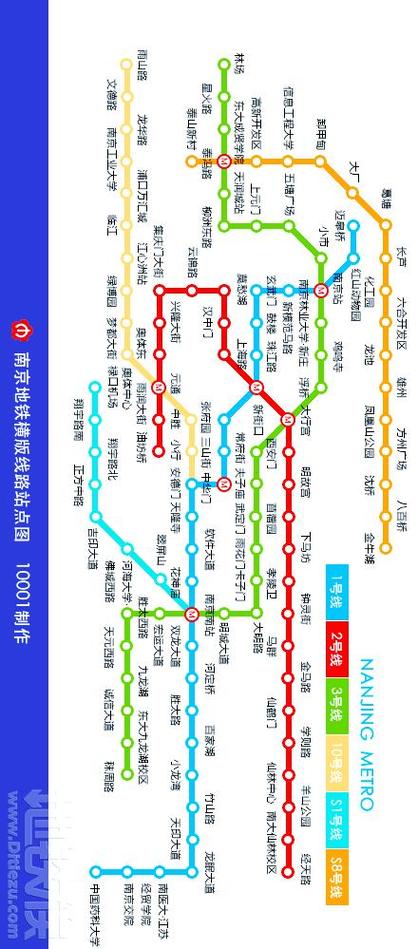 南京地铁线路图标
