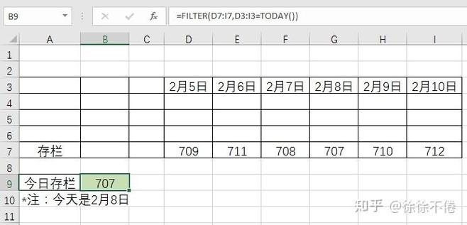 excel根据日期提取对应数据缩略图