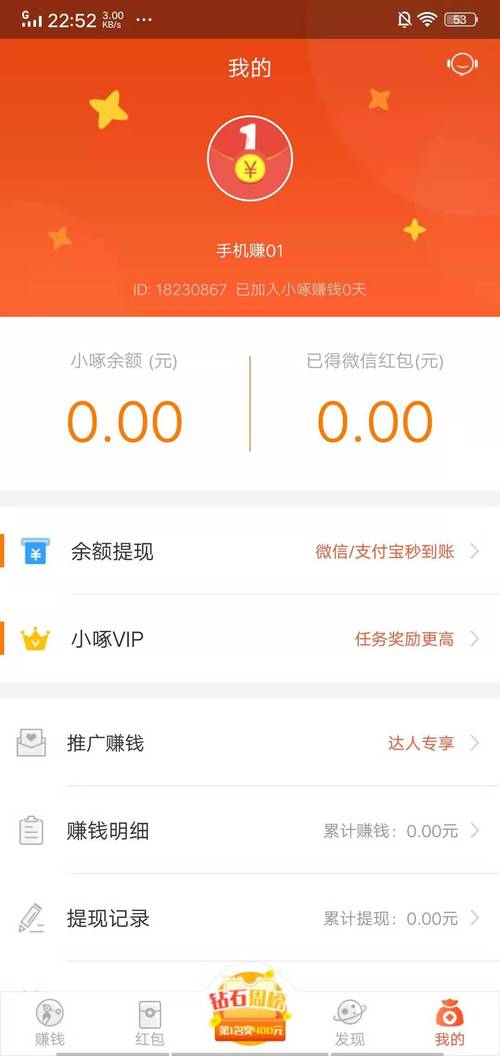 小啄赚钱赚零花钱